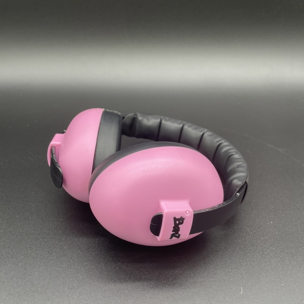 Banz Baby Hearing Protection Earmuffs PETAL PINK Infant/Toddler  0-2 years old
